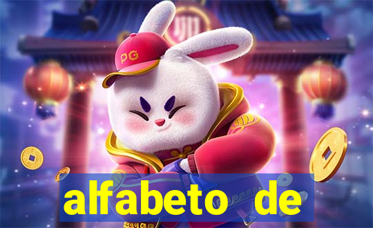 alfabeto de caligrafia bonita